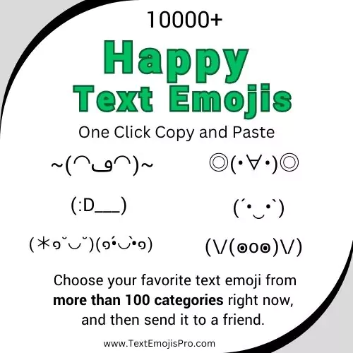 Happy Text Emojis