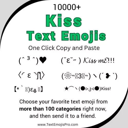 Kiss Text Emojis